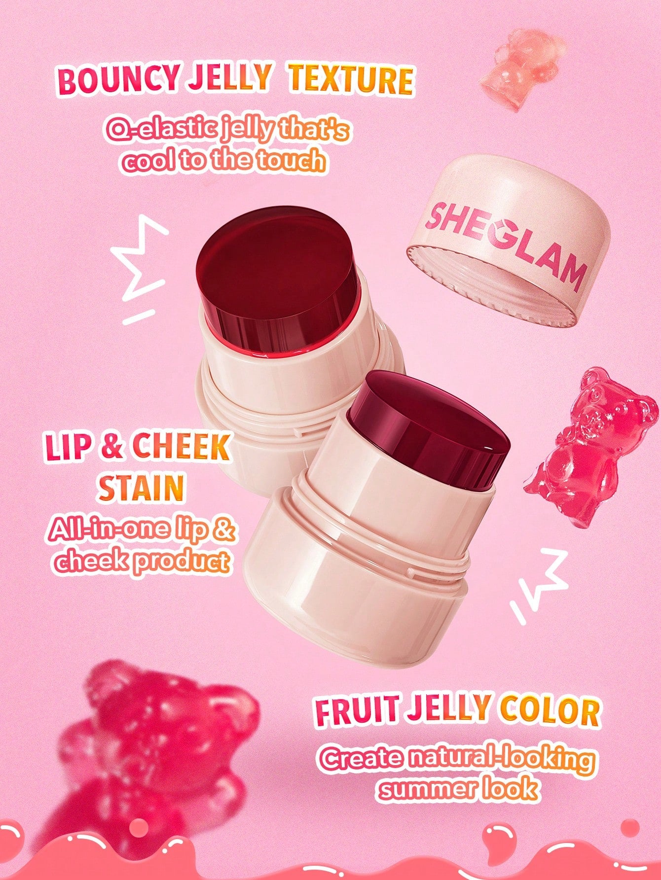 2 pieces Sheglam Jelly Tint -Licious BUY 1 GET 1 FREE