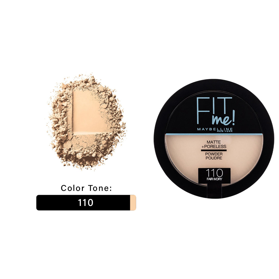 Maybelline Fit Me Compact Powder 8g Waterproof Long Lasting Natural Look