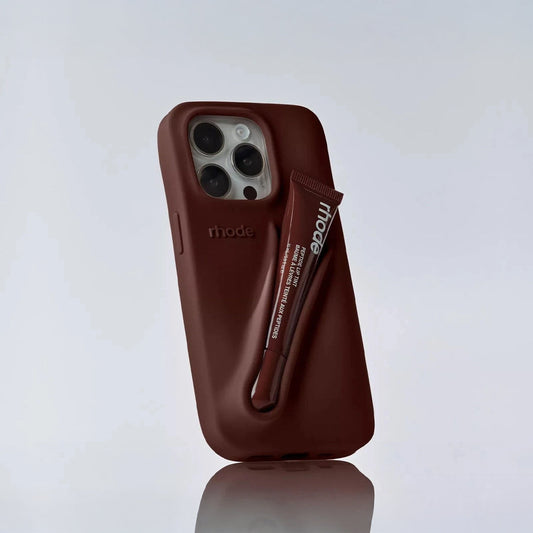 Rhode lip gloss + IPH 15 PRO MAX Case Rose Cosmetics