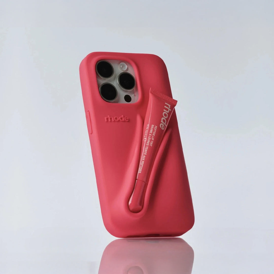 Rhode lip gloss + IPH 12 PRO MAX Case Rose Cosmetics