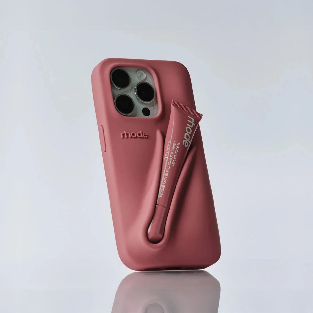 Rhode lip gloss + IPH 16 PRO MAX Case Rose Cosmetics