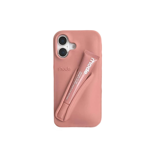Rhode lip gloss + IPH 17 Case Rose Cosmetics