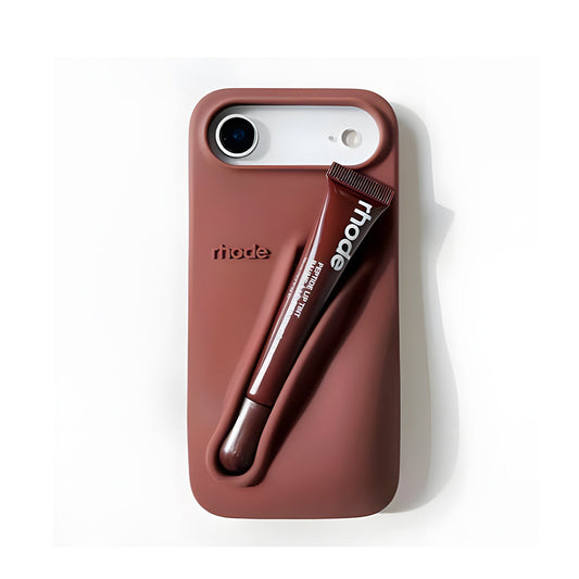 Rhode lip gloss + IPH 17 AIR Case Rose Cosmetics