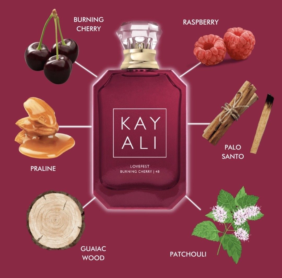 Kayali Lovefest Burning Cherry | 48 (100ml) Rose Cosmetics