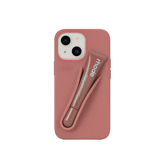 Rhode lip gloss + IPH 13 Case Rose Cosmetics