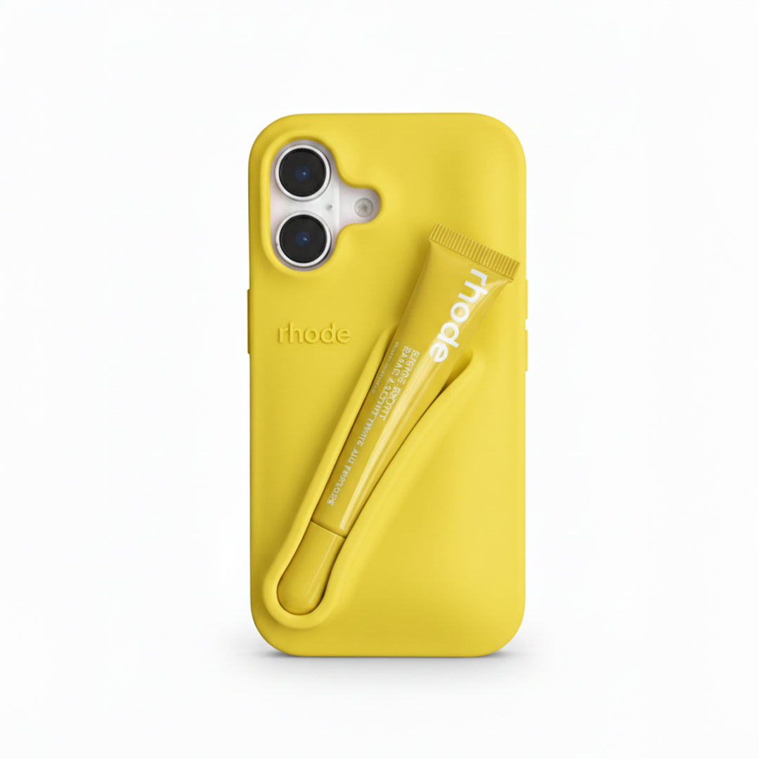 Rhode lip gloss + IPH 17 Case Rose Cosmetics