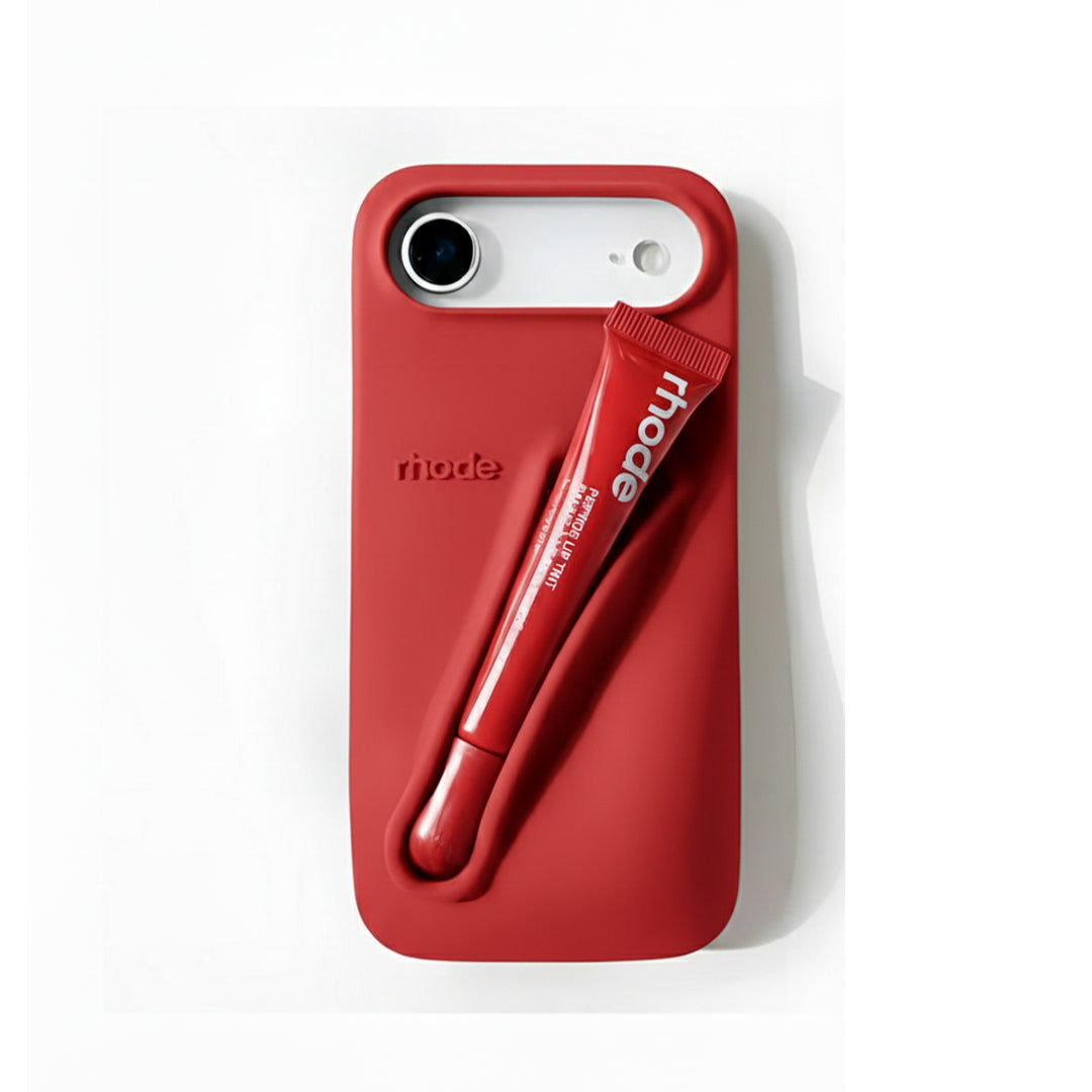 Rhode lip gloss + IPH 17 AIR Case Rose Cosmetics