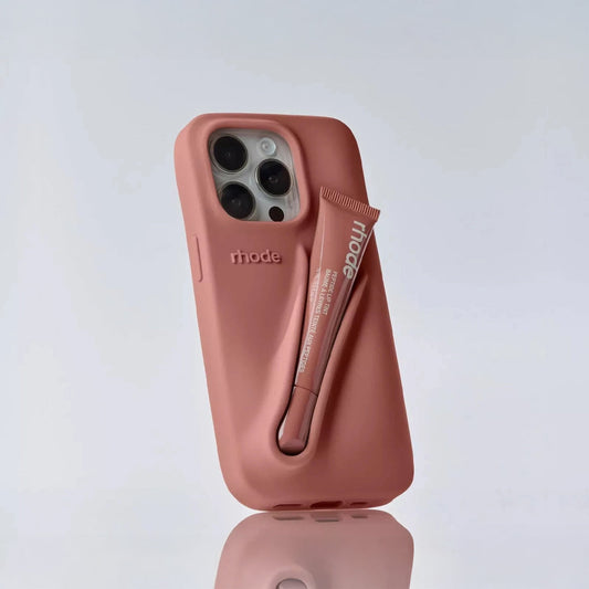 Rhode lip gloss + IPH 14 PRO MAX Case Rose Cosmetics