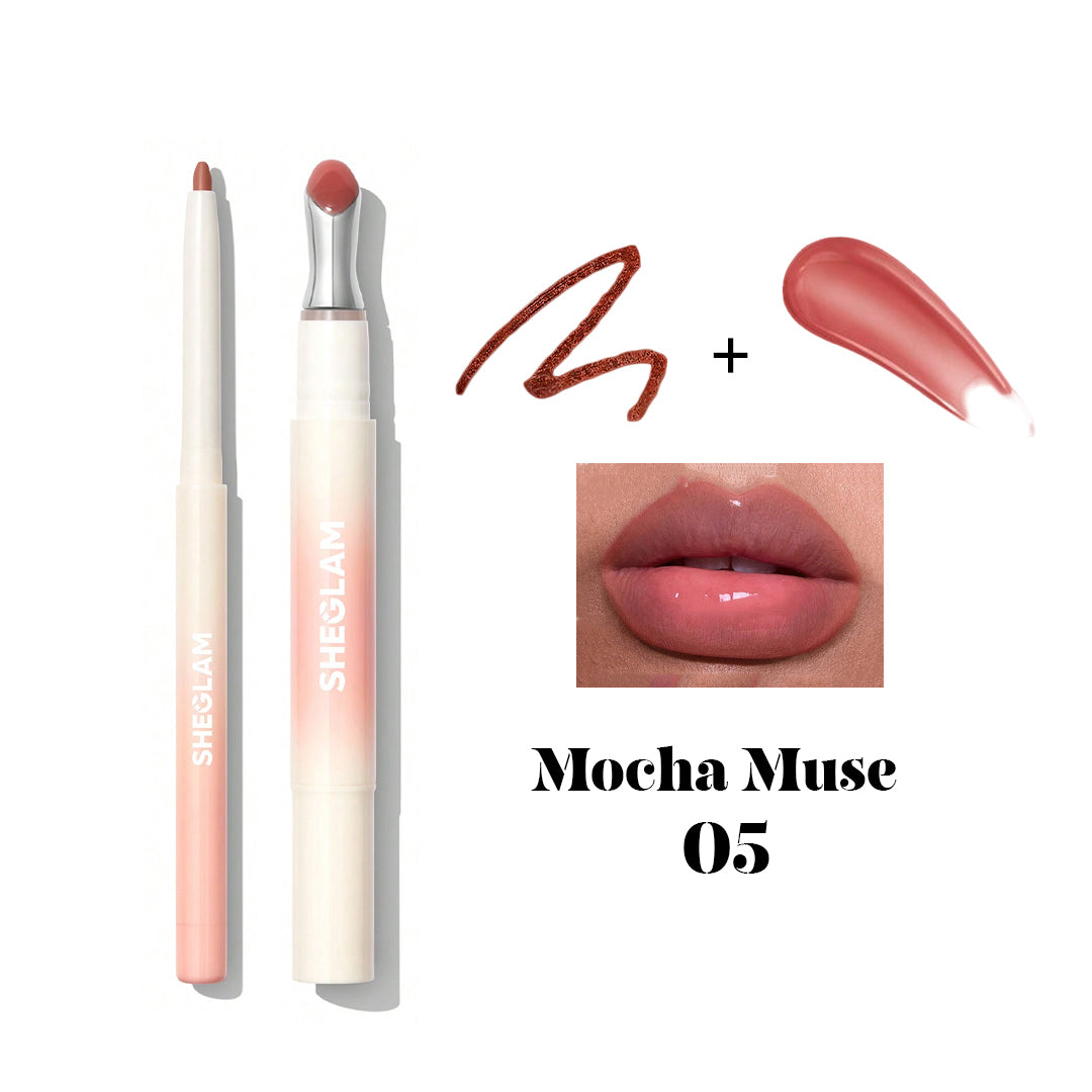 Sheglam Bold Booster Lip Combo -  Buy 1 Get 1 free Lip Liner X Lip Plumper