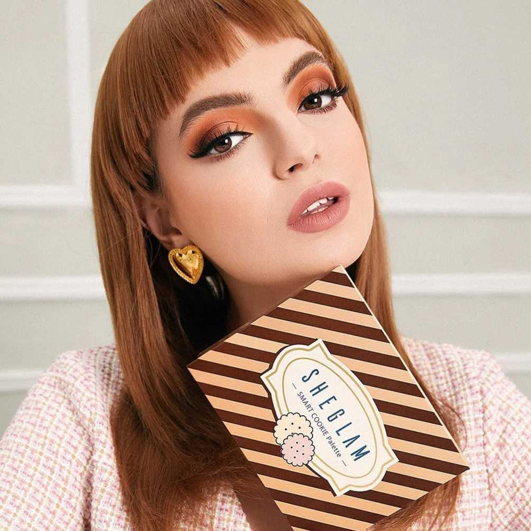 SHEGLAM Smart Cookies Eyeshadow Palette, Warm Tones, Long Lasting