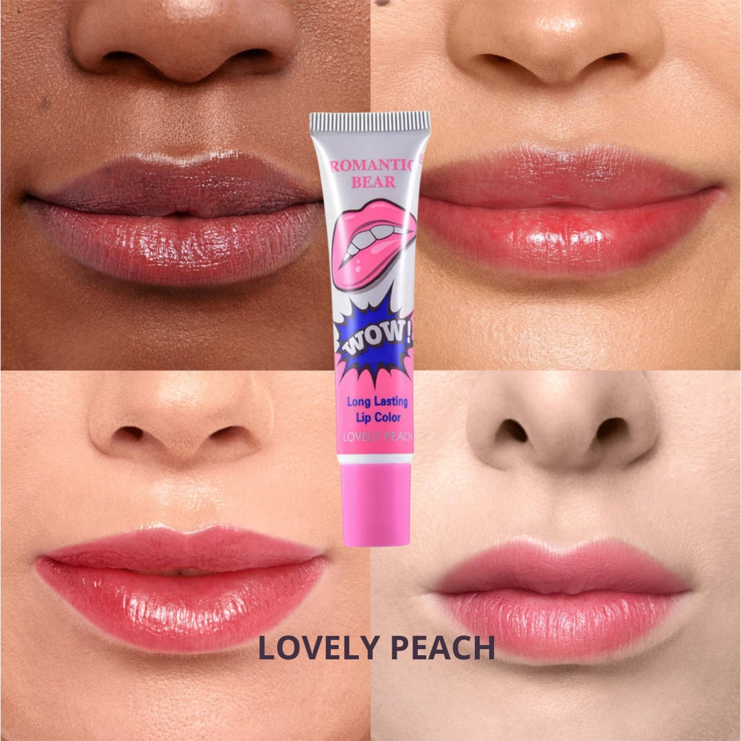 4 Colors Peel Off Liquid Lipstick Tattoo Waterproof Long Lasting