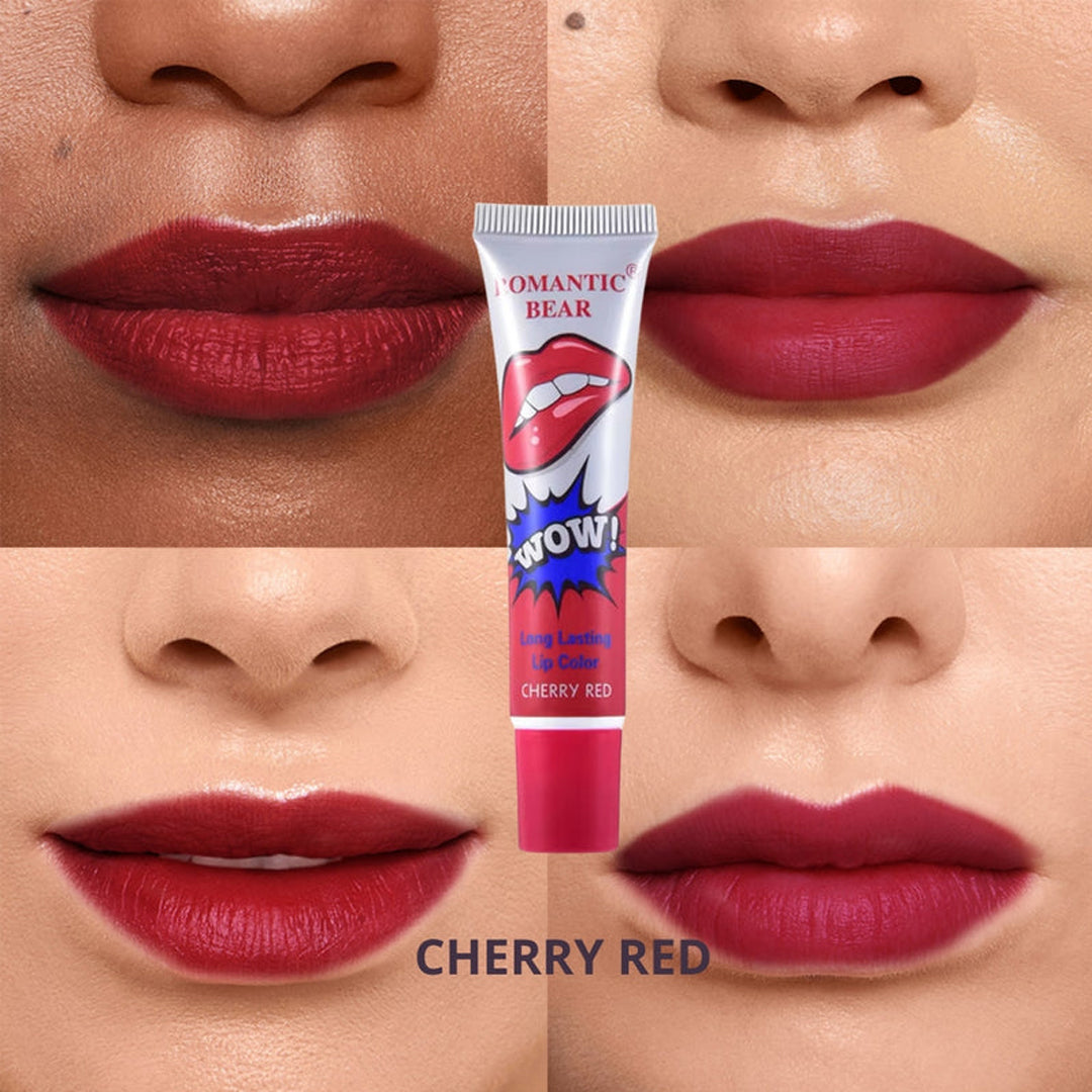 4 Colors Peel Off Liquid Lipstick Tattoo Waterproof Long Lasting